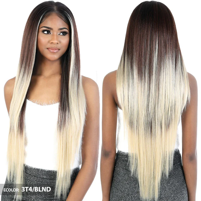 Motown Tress 13x7 HD Invisible Fake Scalp Frontal Lace Wig- LS137. LUNA - Image 2