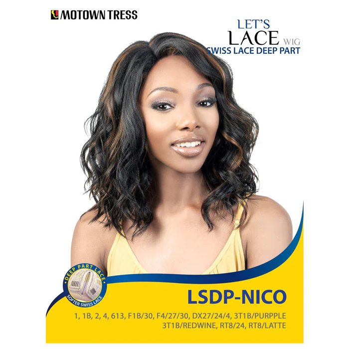 Motown Tress Swiss Lace Deep Part Wig - LSDP-NICO - Image 8