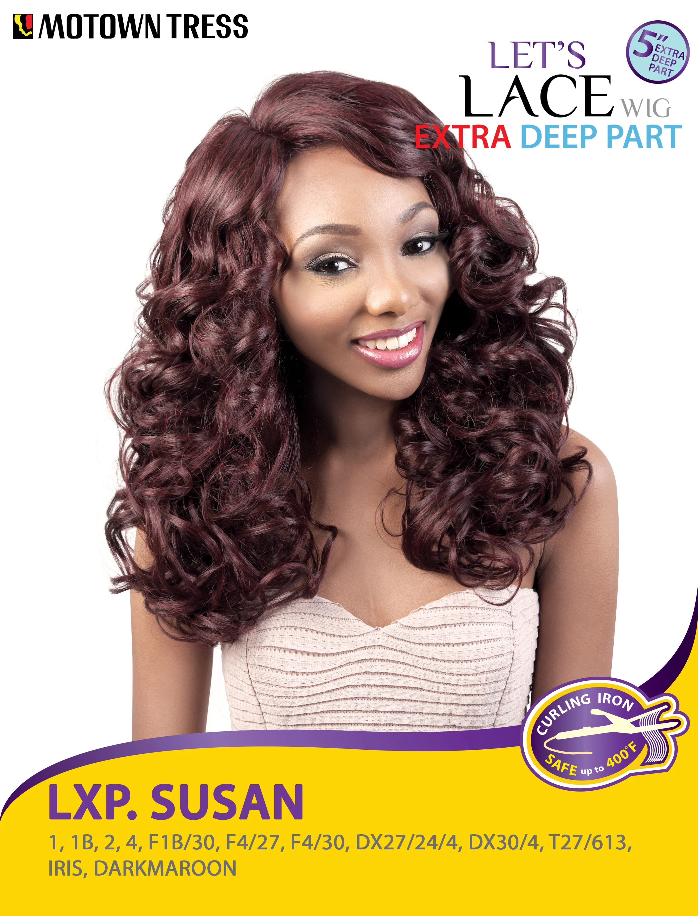 Motown Tress Synthetic Deep Part Let's Lace Wig - LXP SUSAN - Image 4