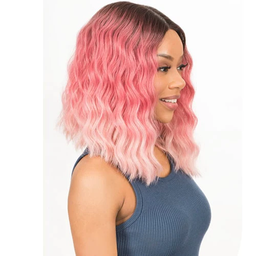 New Born Free Synthetic Magic Lace Deep Part Lace Front Wig MLD16 - Image 2