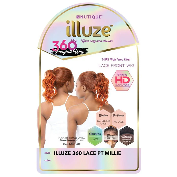 Nutique Illuze Glueless 360 HD Lace Front Wig - PT MILLIE - Ponytail Wig - Image 5