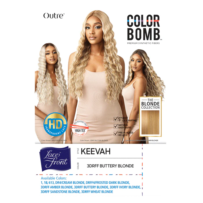 Outre Color Bomb 5" Deep Part HD Lace Front Wig - KEEVAH - Image 6