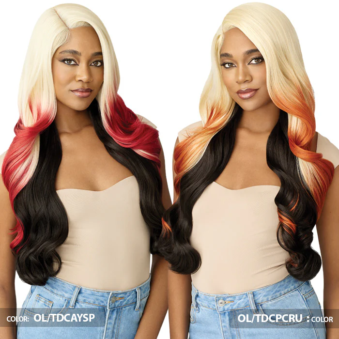 Outre Color Bomb Glueless 5" Deep HD Lace Front Wig - BIRKLEY - Image 4