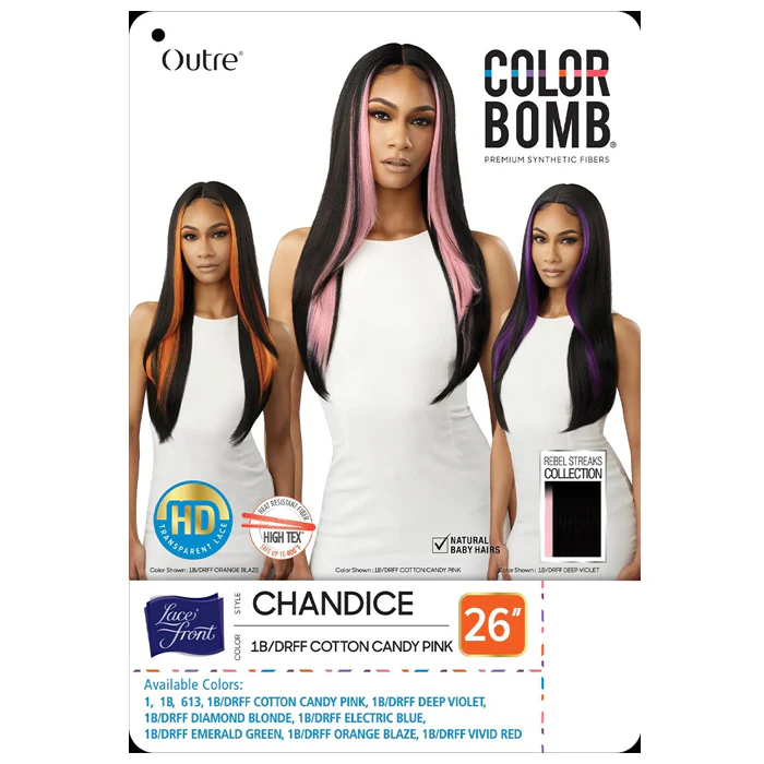 Outre Color Bomb Synthetic HD Lace Front Wig - CHANDICE - Image 10