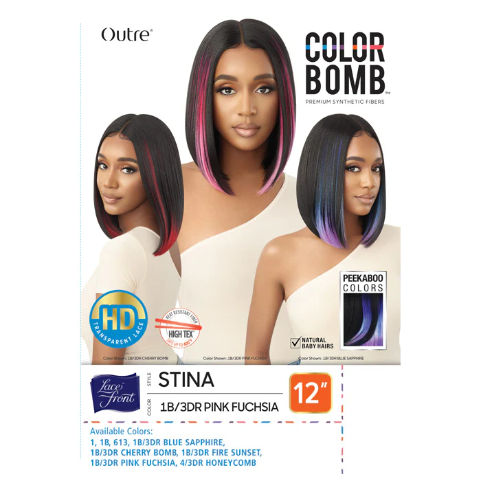 Outre Color Bomb HD Lace Front Wig - STINA - Image 6
