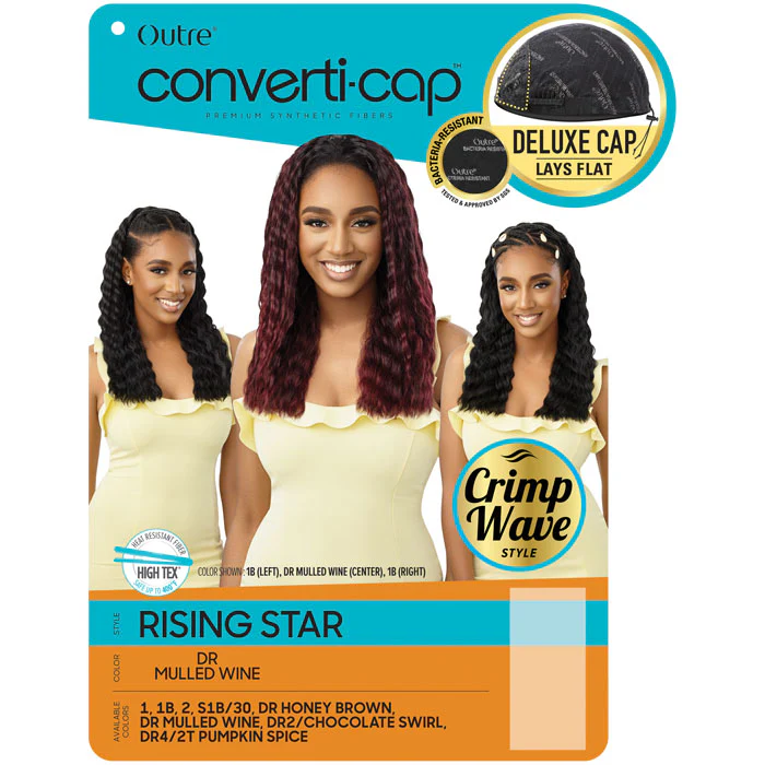 Outre Converti Cap Deluxe Half Wig Crimp Wave - RISING STAR - Image 5