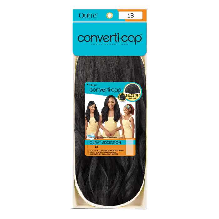 Outre Converti Cap + Wrap Pony Deluxe Half Wig - CURVY ADDICTION - Image 5