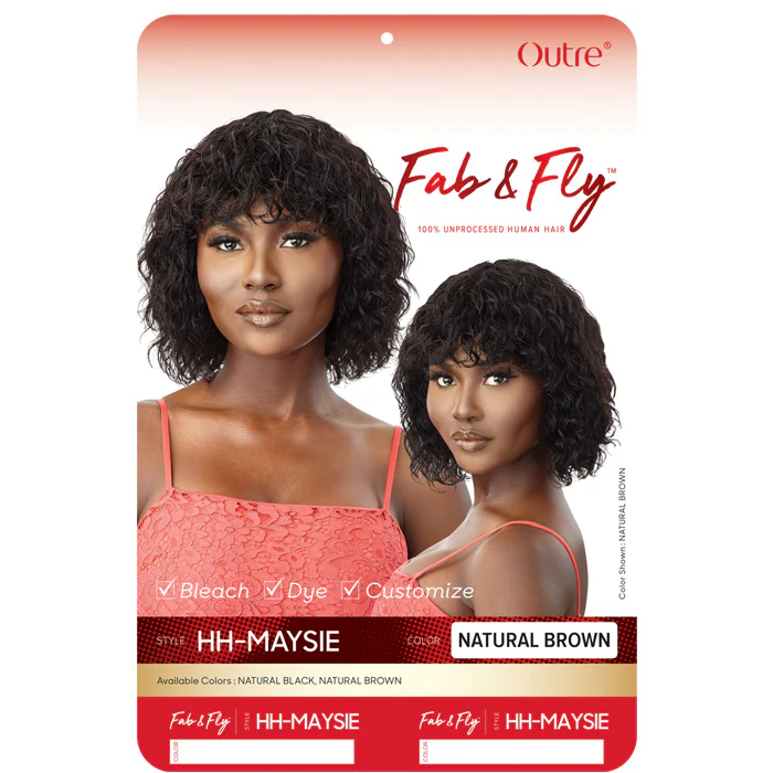 Outre Fab & Fly 100% Unprocessed Human Hair Full Cap Wig - MAYSIE - Image 6