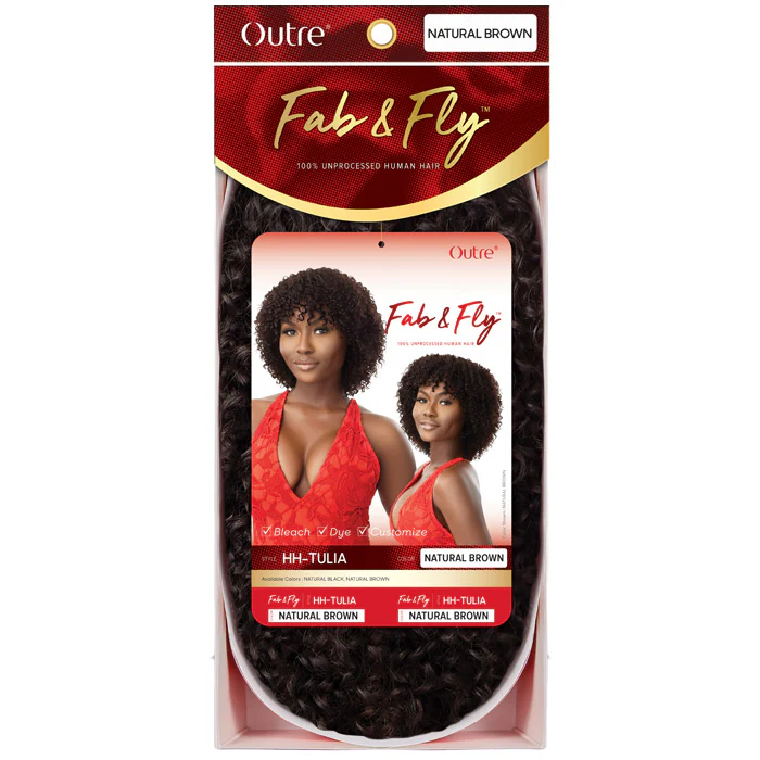Outre Fab & Fly 100% Unprocessed Human Hair Full Cap Wig - TULIA - Image 6