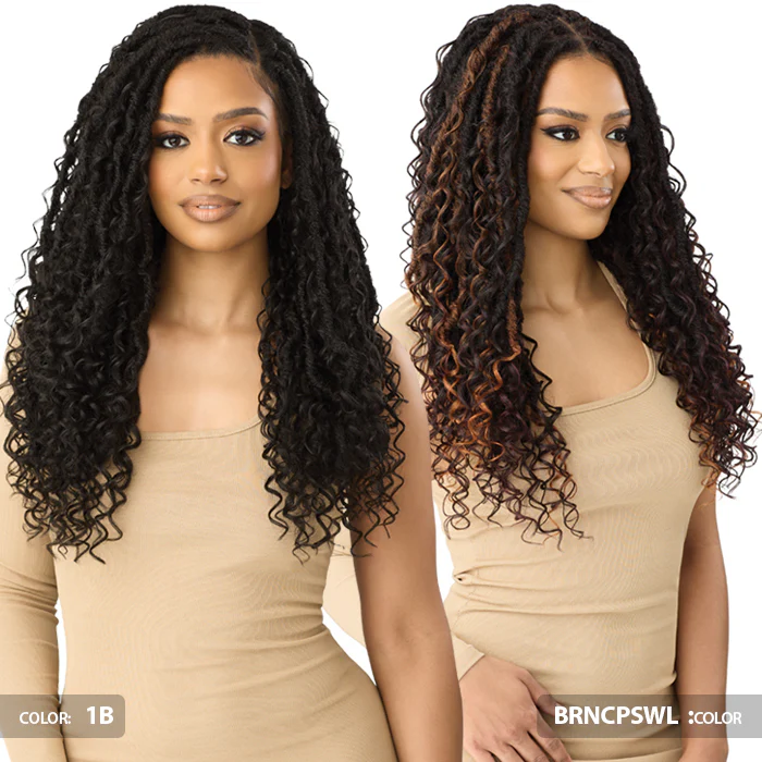 Outre Glueless Pre-Braided HD 13x4 Lace Front Wig - BOHO DEEP LOCS 26" - Image 2