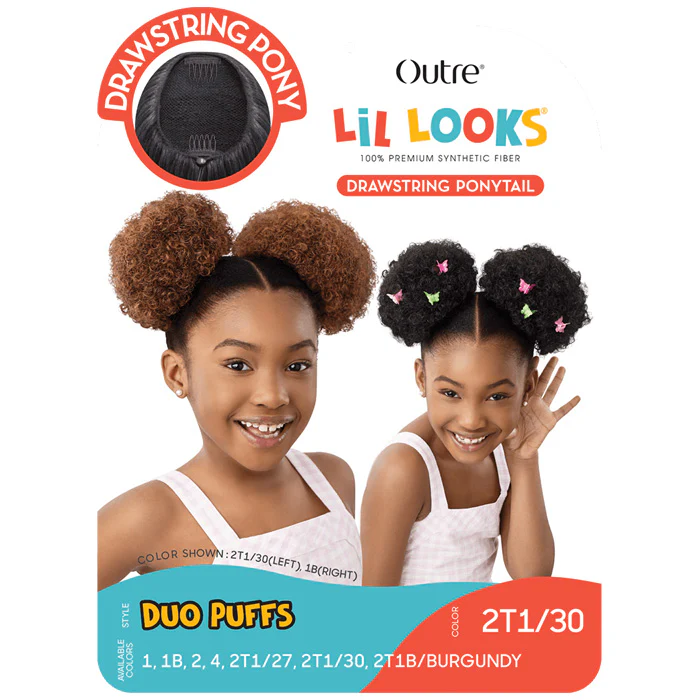 Outre Lil Looks Kids Drawstring Ponytail - DUO PUFFS - Image 4