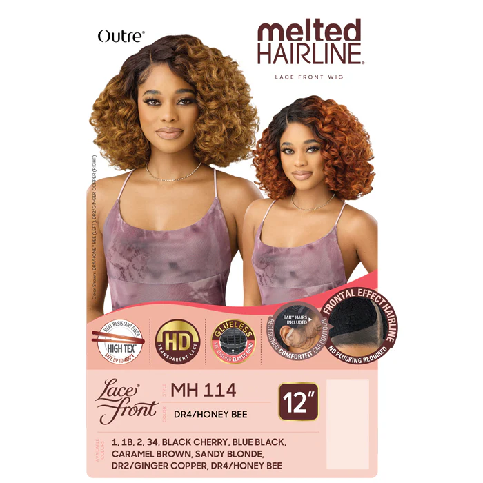 Outre Melted Hairline Glueless HD Lace Front Wig - MH 114 - Image 4