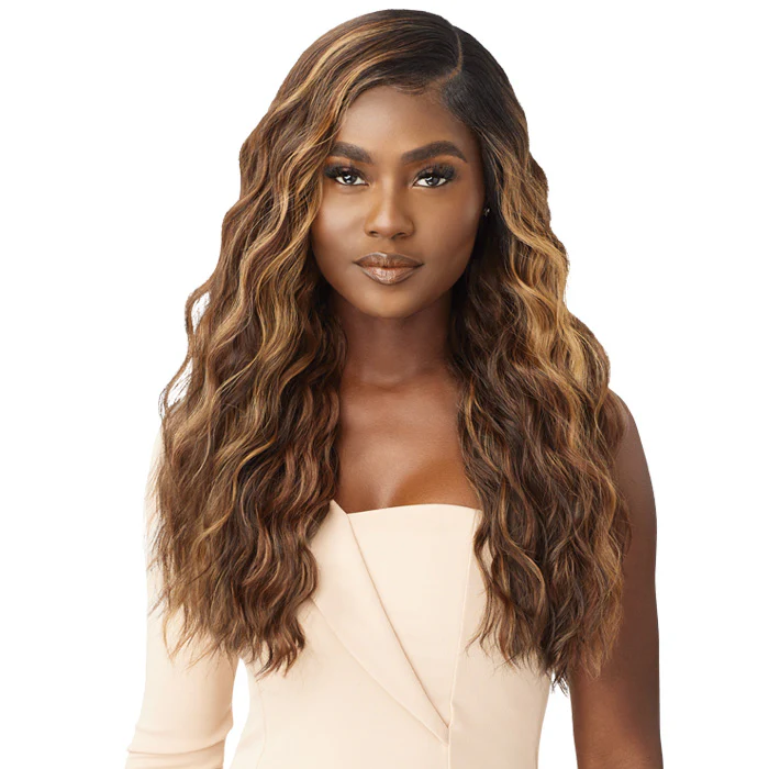Outre Melted Hairline Glueless HD Transparent Lace Front Wig - CHLORIS