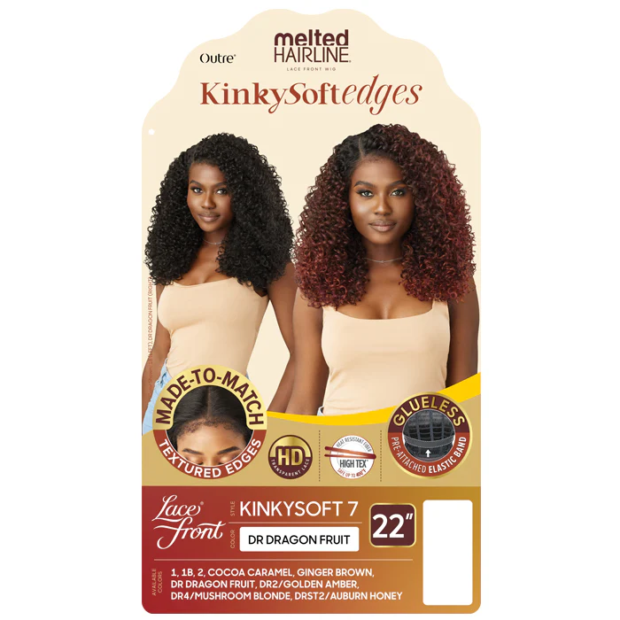 Outre Melted Hairline KinkySoft Edges Glueless HD Lace Front Wig - KINKYSOFT 7 - Image 5