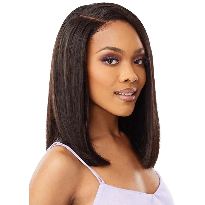 Outre My Tresses Purple Label 3 Bundles 100% Unprocessed Human Hair Weaves - NATURAL STRAIGHT 10-22" - Image 2
