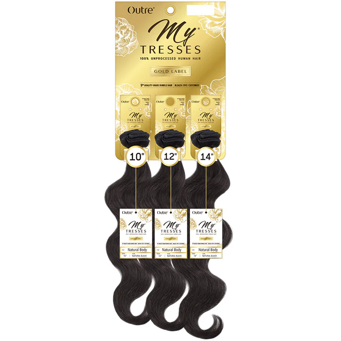 Outre MyTresses Gold Label 100% Unprocessed Human Hair Weave - NATURAL BODY MULTI - Image 2