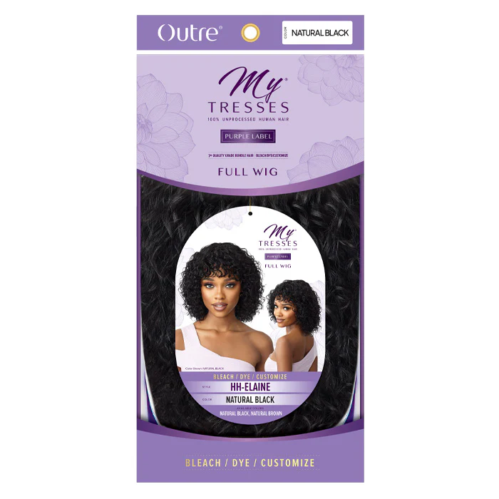 Outre MyTresses Purple Label Unprocessed Human Hair Full Wig HH ELAINE - Image 5