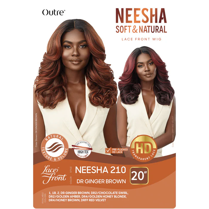 Outre Neesha Soft & Natural HD Lace Front Wig - NEESHA 210 - Image 4