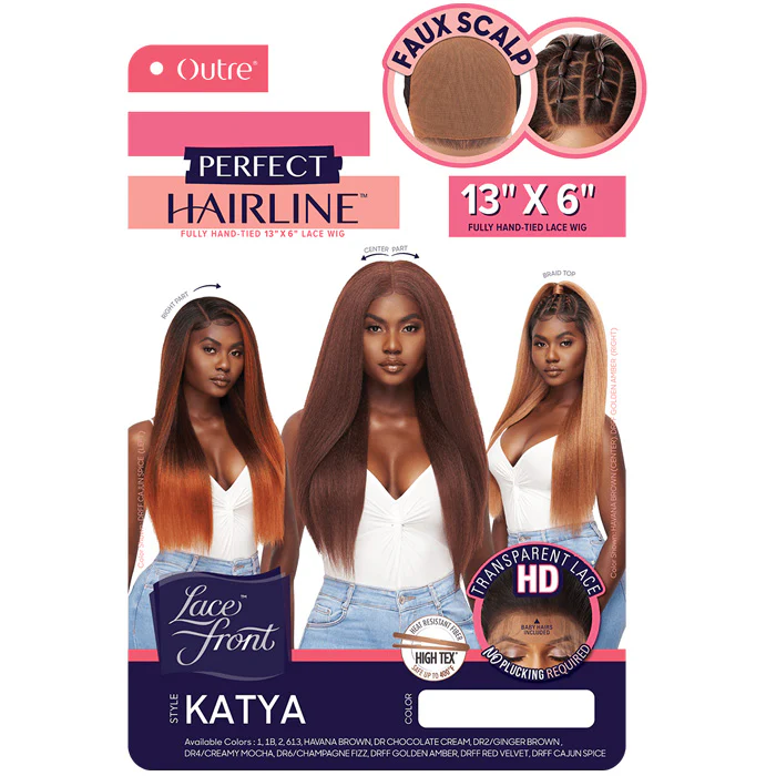 Outre Perfect Hairline Glueless 13x6 Faux Scalp HD Lace Front Wig - KATYA - Image 4
