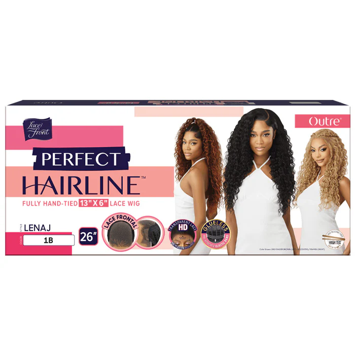 Outre Perfect Hairline Glueless 13x6 HD Lace Front Wig - LENAJ - Fully Hand-Tied - Image 5
