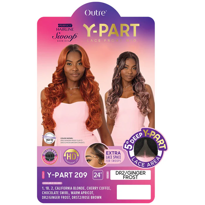 Outre Perfect Hairline Swoop Glueless HD 5" Deep Lace Y-Parting Front Wig - Y-PART 209 - Image 4