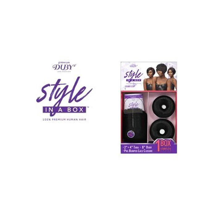 Outre Premium Duby 100% Human Hair Weave Style In A Box DUBY CUT - Image 3