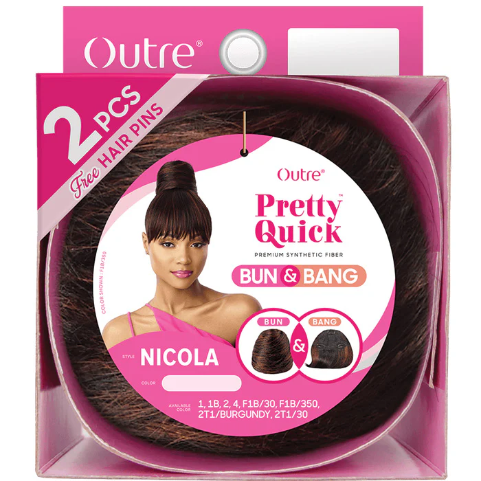 Outre Pretty Quick Bun & Bang 2PCS - NICOLA - Image 4