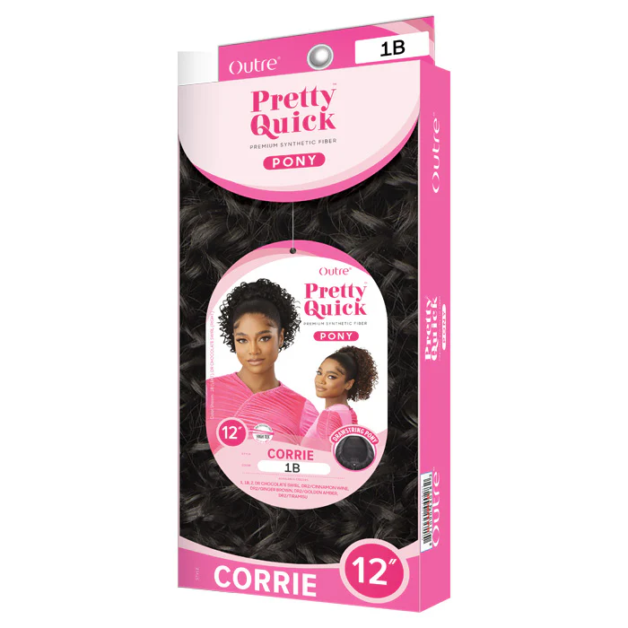 Outre Pretty Quick Drawstring Ponytail - CORRIE - Image 5