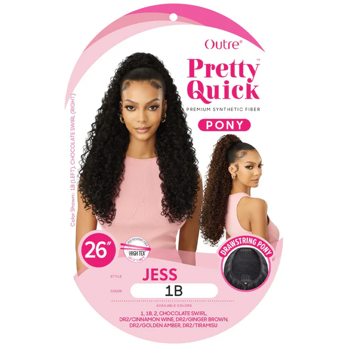 Outre Pretty Quick Drawstring Ponytail - JESS - Image 5