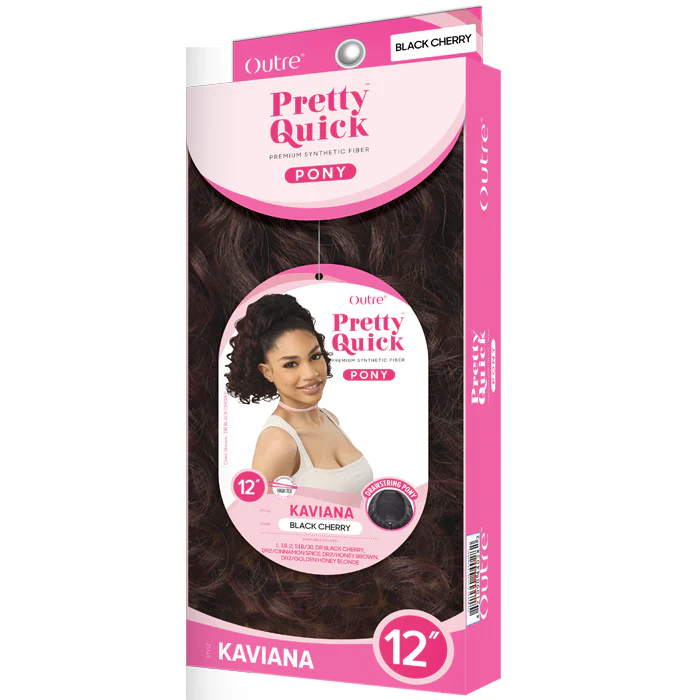 Outre Pretty Quick Drawstring Ponytail - KAVIANA - Image 3