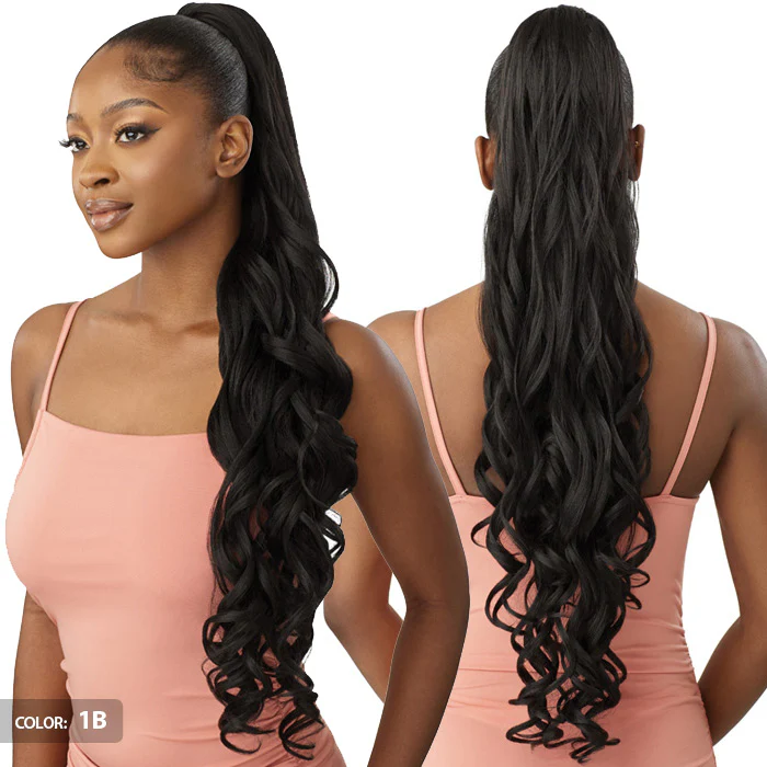 Outre Pretty Quick Drawstring Ponytail - MAVE - Image 3