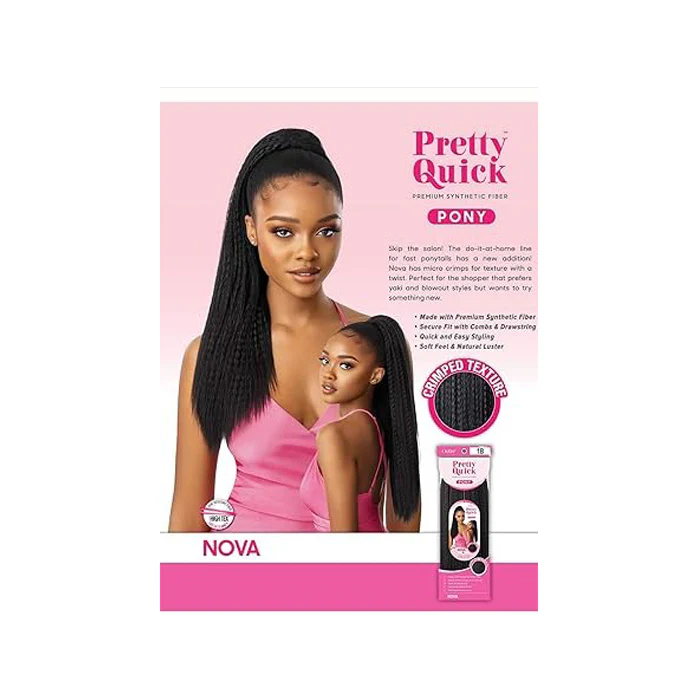 Outre Pretty Quick Drawstring Ponytail - NOVA - Image 3