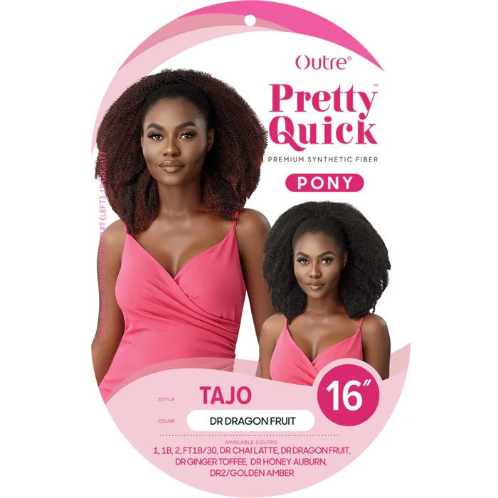 Outre Pretty Quick Drawstring Ponytail - TAJO 16" - Image 2