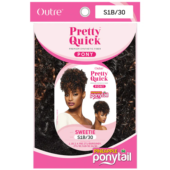 Outre Pretty Quick Pineapple Ponytail - SWEETIE - Image 6