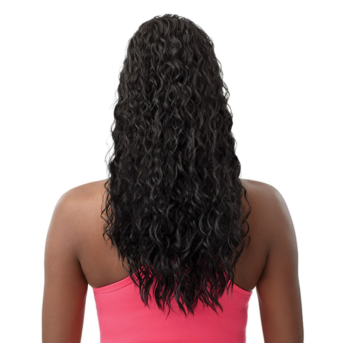Outre Pretty Quick Wet & Wavy Drawstring Ponytail - NATURAL WAVE 22" - Image 4