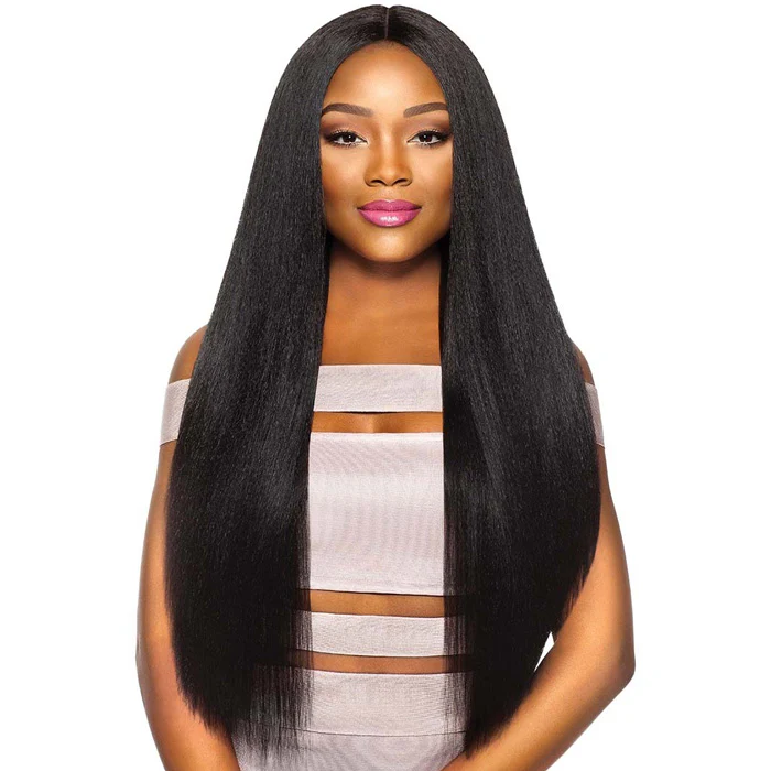 Outre Purple Pack Brazilian Boutique 100% Human Hair Blend Weave 3 PCS - VIRGIN VOLUME 18/20/22"+ 4" Closure
