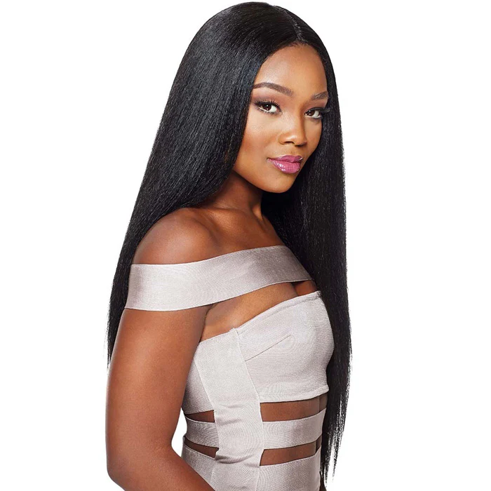 Outre Purple Pack Brazilian Boutique 100% Human Hair Blend Weave 3 PCS - VIRGIN VOLUME 18/20/22"+ 4" Closure - Image 2
