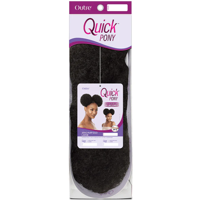 Outre Quick Pony Drawstring Ponytail - AFRO PUFF DUO LARGE - Image 5