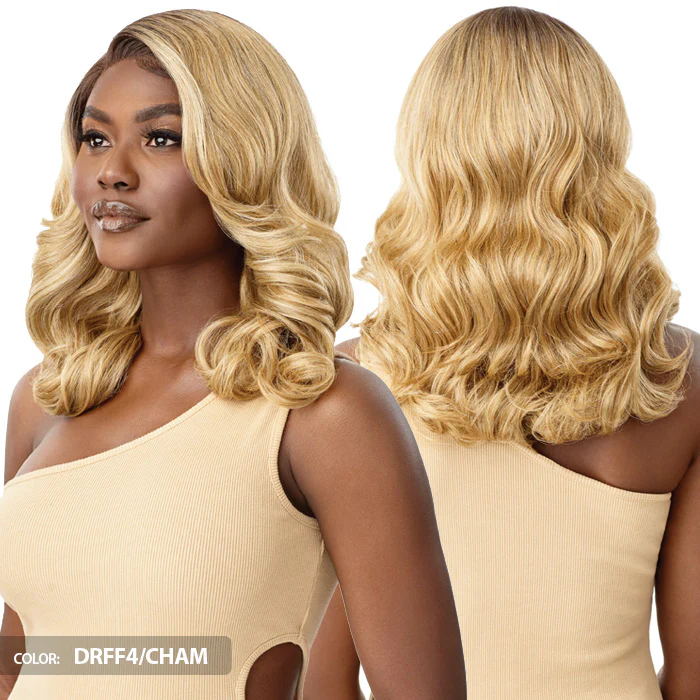 Outre Sleek Lay 5" Deep C-Part HD Lace Front Wig - FLARA - Image 3