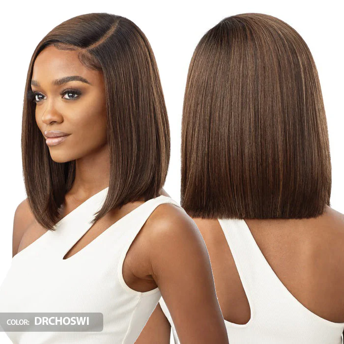 Outre Sleek Lay 5" Deep C-Part HD Lace Front Wig - NELLA - Image 3