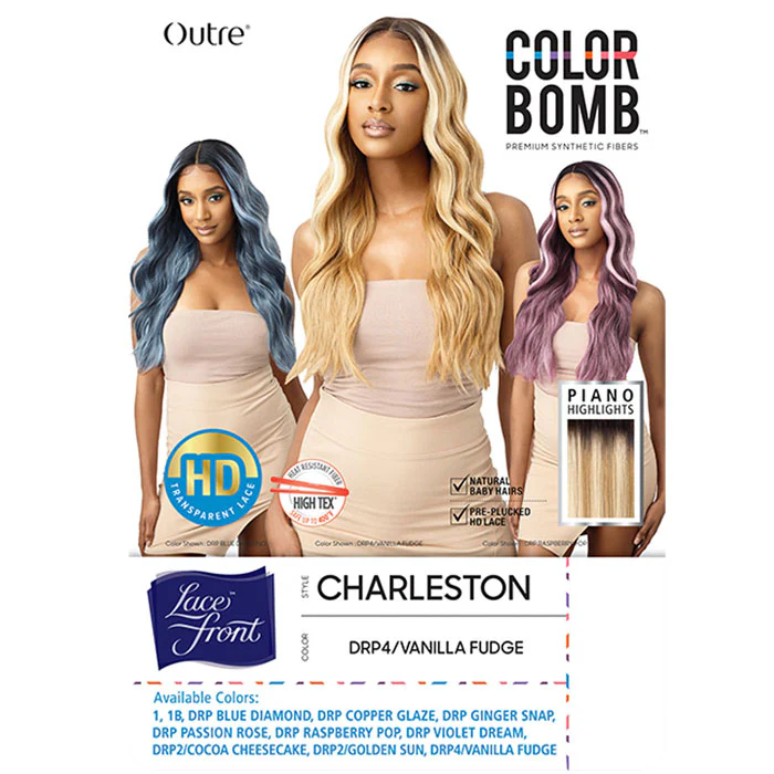 Outre Color Bomb Piano Highlights HD Lace Front Wig - CHARLESTON - Image 3