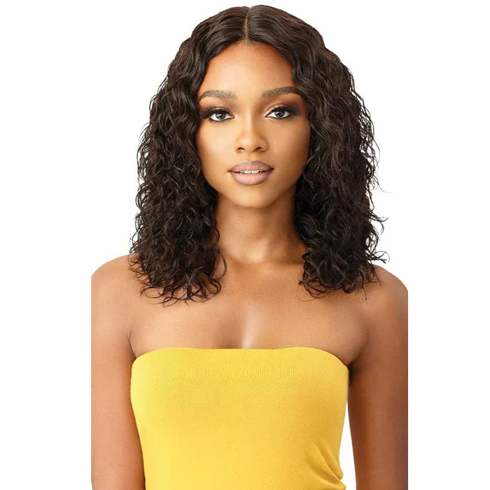Outre The Daily Wig 100% Unprocessed Human Hair Lace Part Wig - DEEP CURL 16