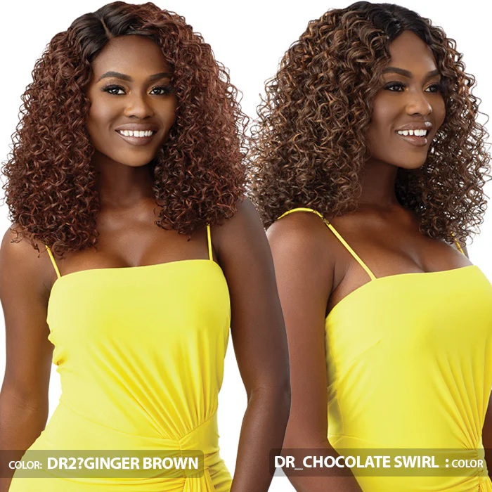 Outre The Daily Wig Wet and Wavy Lace Part Wig - DAMARIS - Image 2