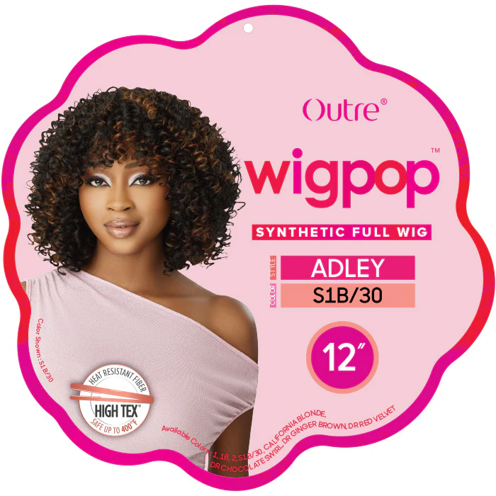 Outre Wigpop Curly Bang Full Wig - ADLEY - Image 5