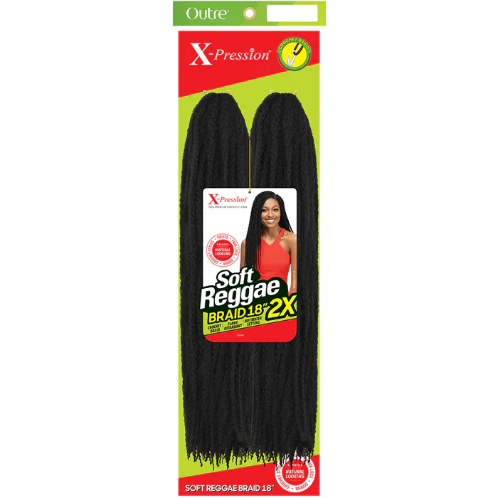 Outre X-Pression Crochet Braid - 2X SOFT REGGAE BRAID 18" - Image 4