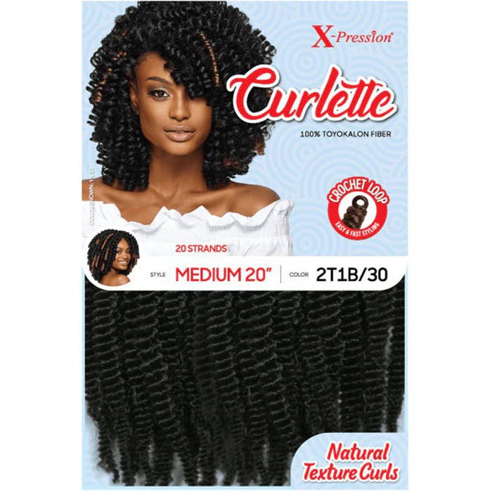 Outre X-Pression Curlette Crochet Loop Braid - MEDIUM 20" - Image 3