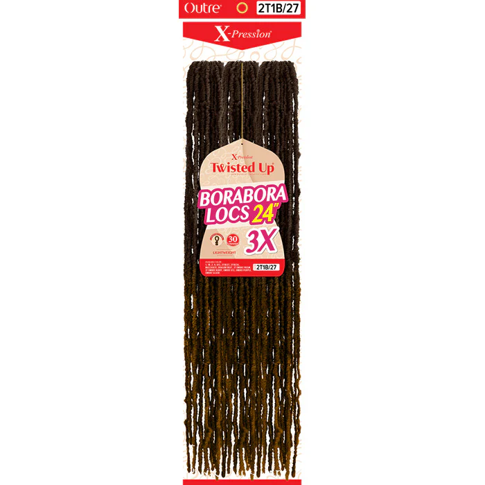 Outre X-Pression Twisted Up Crochet Loop Braids - BORABORA LOCS 24" 3X - Image 7