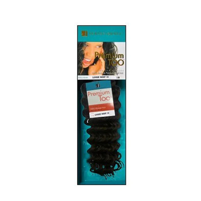 Premium Too by Sensationnel Human Hair Blend Weave - HH LOOSE DEEP 12/16" - Image 2