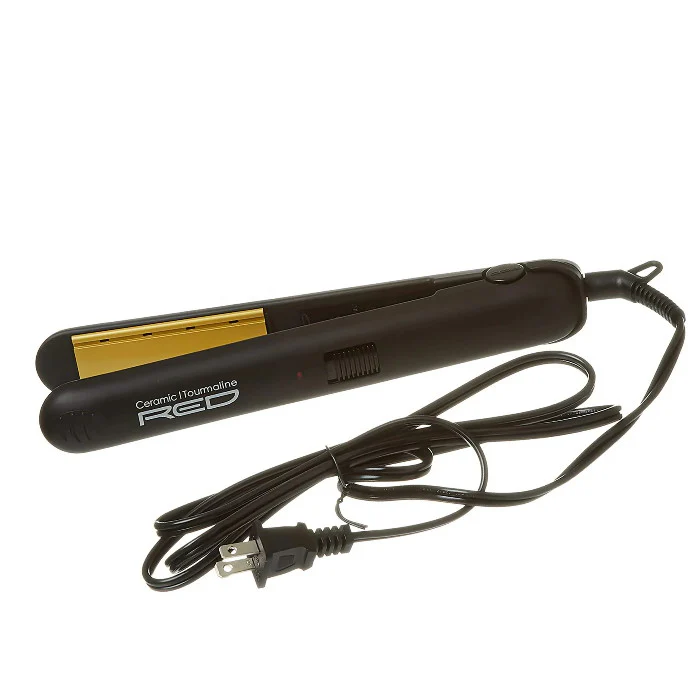 RED 1 1/4" CERAMIC FLAT IRON - Image 3