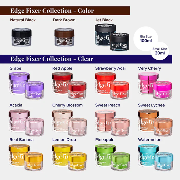 Red By Kiss Edge Fixer 24 Edge Control Max Hold Non-Flaxing Wax Gel - 1.01 Fl.Oz (30 ml) - Image 2